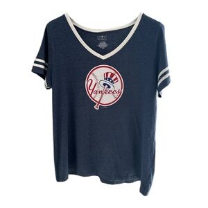 New York Yankees Classic Logo T Shirt New York Yankees Cotton Blend XXL